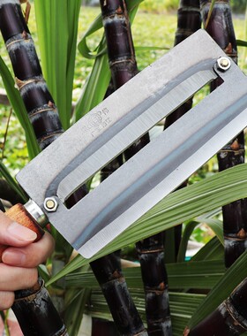 高碳钢甘蔗刀菠萝刀水果店削皮刀不锈钢商用家用瓜果削甘蔗专用刀