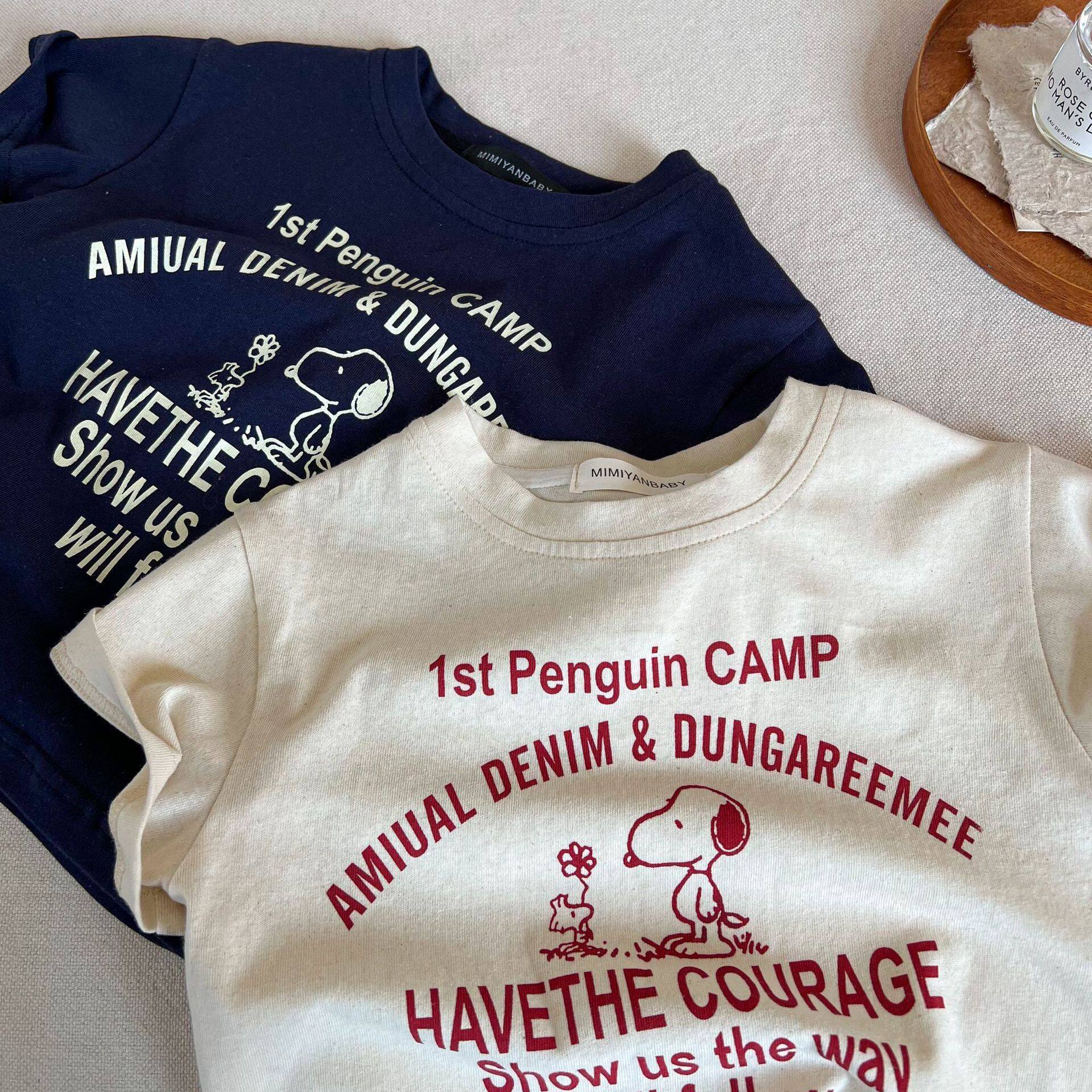 男童短袖T恤卡通印花全棉t韩版宝宝半袖可爱幼儿童装2025夏季新款