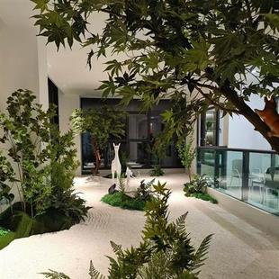 仿真枫树假树大型商场景观装饰仿真大树商场造景落地仿真绿枫树