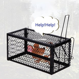 Mouse Trapper Trap High Unique Folding Metal Rat Sensitivity