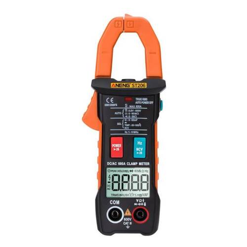 极速ST206 Digital Multimeter Clamp Meter 6000 Count Amp Curr