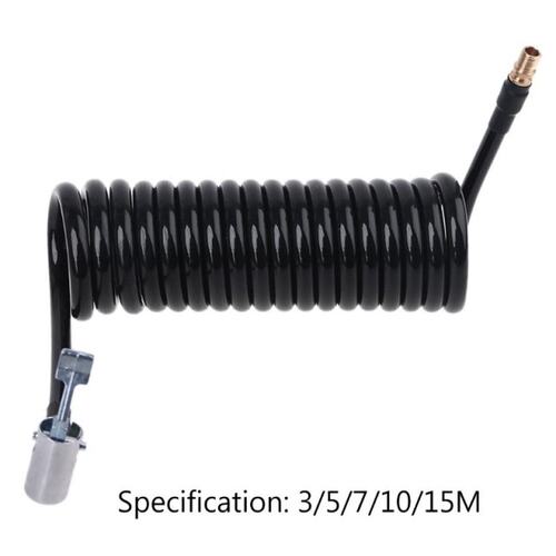 极速3/5/7/10/15m Recoil Flexible Air Hose Compressor Tire In