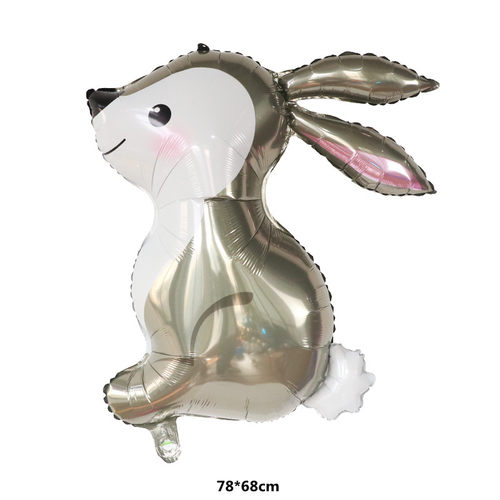 Happy Easter Bunny Foil Balloons Rabbit Foil Ballon Party