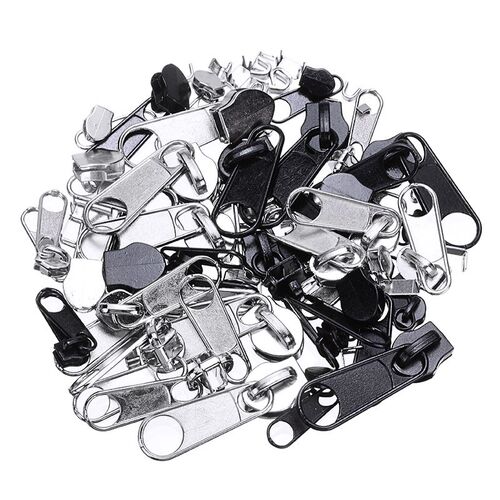 极速84pcs/Set Zipper Replacement Head Zipper Repair Kit Univ