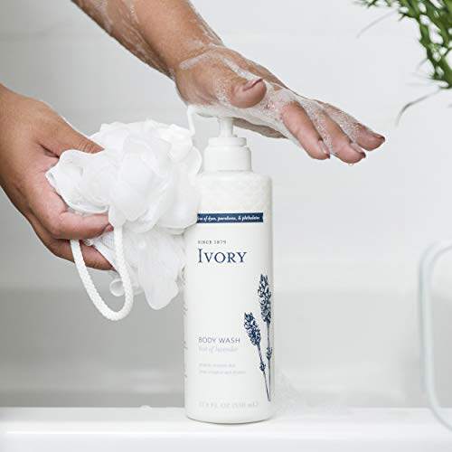 极速Ivory Sensitive Skin Moisturizing Body Wash  Hint of Lav