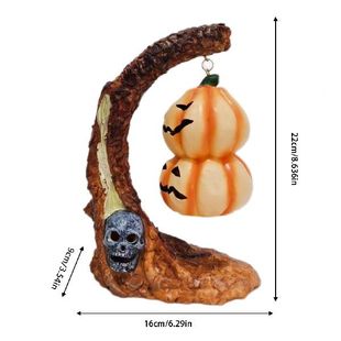 Jack Pumpkin Resin Decor Lantern Halloween