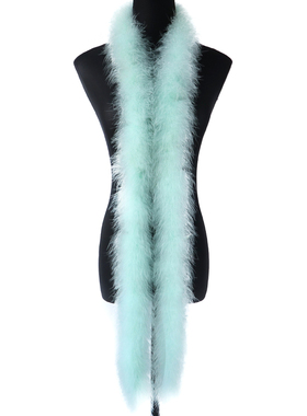 极速White fluffy Turkey Marabou Feather Boa 25g Soft Turkey