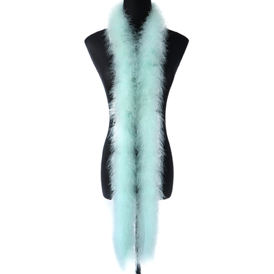 极速White fluffy Turkey Marabou Feather Boa 25g Soft Turkey