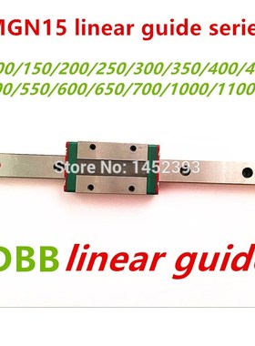15mm Linear Guide MGN15 100 150 200 250 300 350 400 450 500