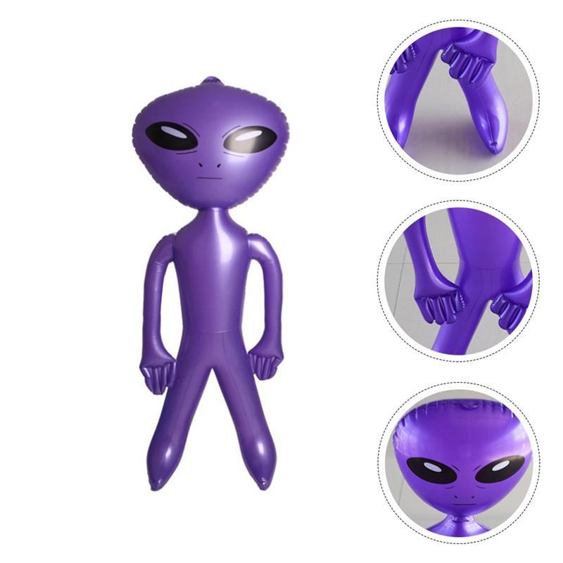 1pc PVC Inflatable Alien Model Movable Props Halloween