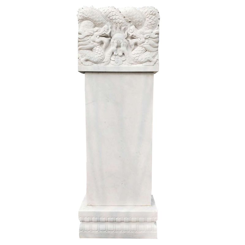 石雕汉白玉蛟龙碑墓碑定制赑屃龙龟王八驮石碑农村土葬石刻功德碑