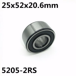 极速5205-2RS 25x52x20.6 mm Double row angular contact bearin