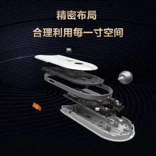 科大讯飞无线蓝牙滑鼠M610办公滑鼠无线外部装 智 置轻薄出差可携式