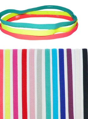 1 Pcs Women Sweatbands Football Yoga Pure Hair Bands Anti-sl
