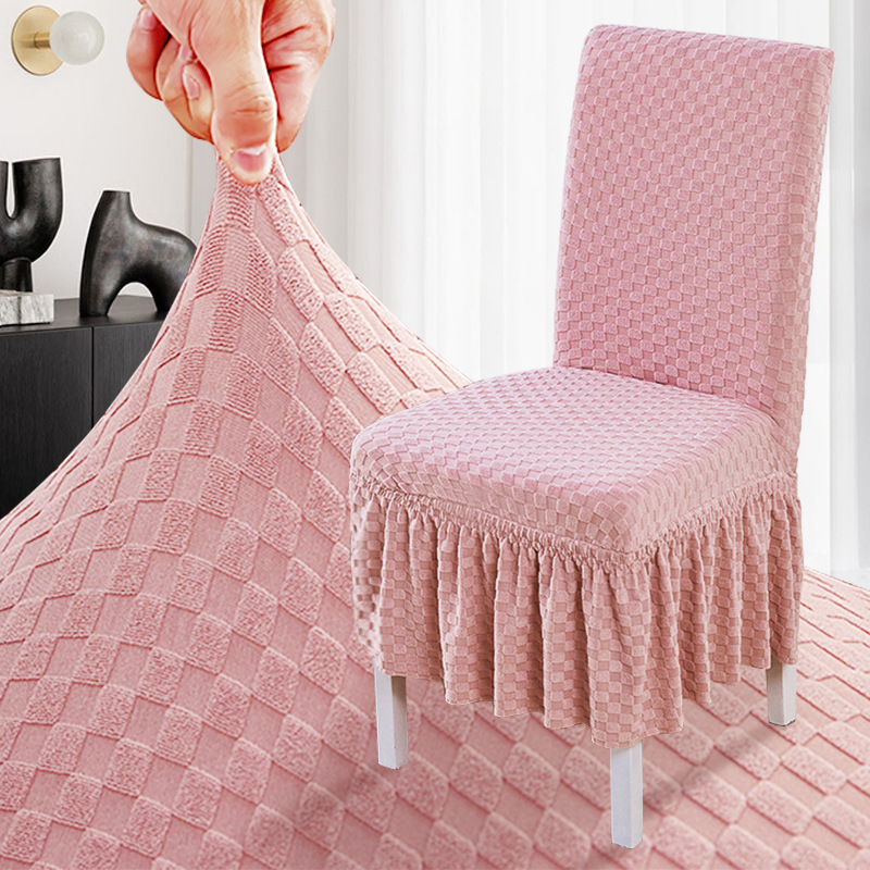 欧式餐桌椅套罩酒店椅子套垫子靠背一体弹力凳子套罩通用