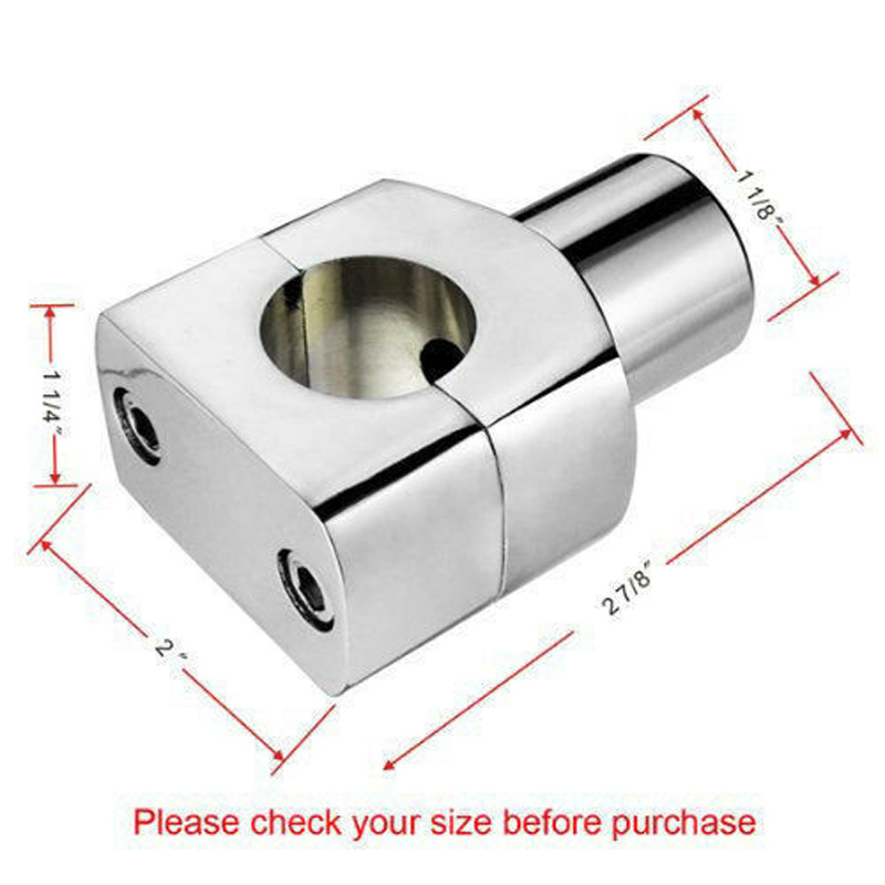 车把提升器 铝合金通用摩托车车把安装提升器25mm方向把变径压码