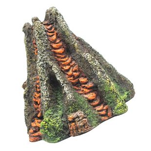 Volcano Tank Aquarium Decor Bubbler Ornament Air Resin