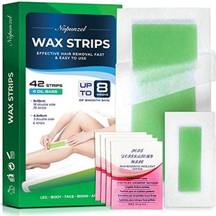 Nopunzel Wax Strips  Waxing Strips  Wax strips for Hair Remo