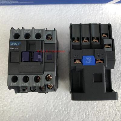 。原装正泰 NXC-09 交流接触器 9A 4常开1常闭 CJX2-0910 0901
