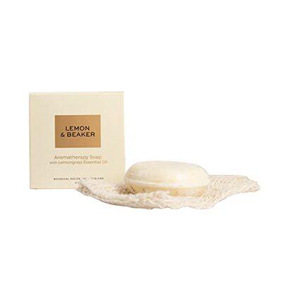 极速LEMON & BEAKER Aromatherapy Soap with Lemongrass Essenti