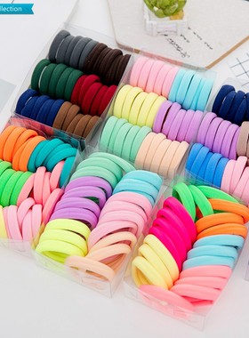 100Pcs Diameter 35MM Hair Bands tail Holder Hair Ties Headba