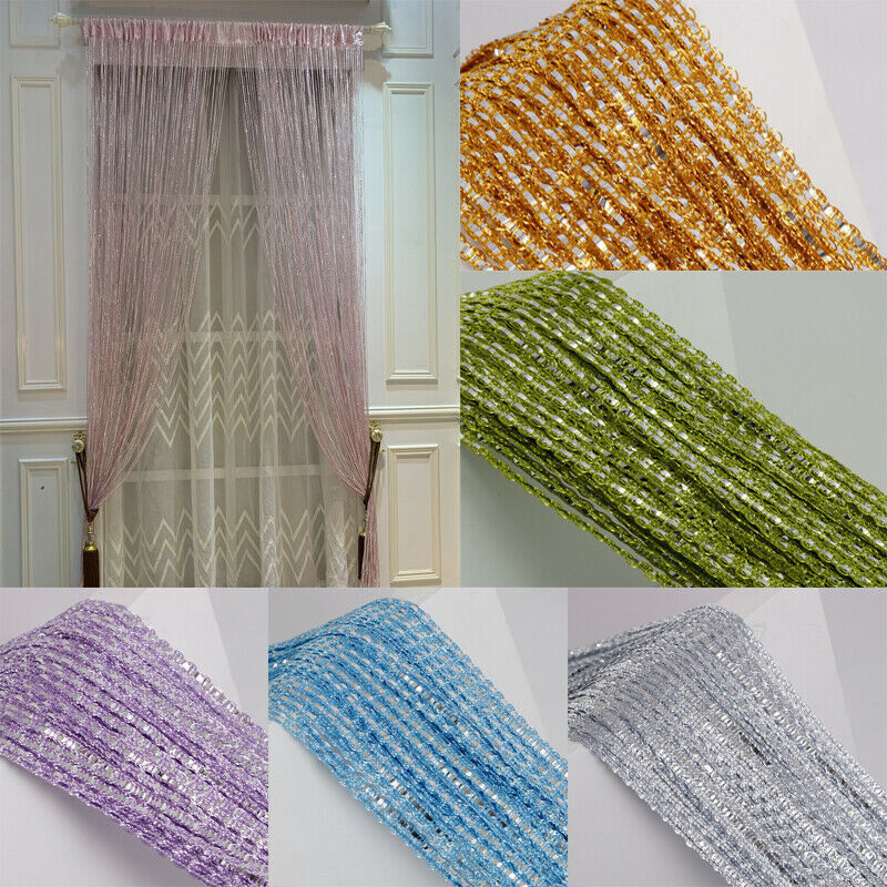 1pcs 1*2m Line Curtain Fringe Curtain Thread Curtains String