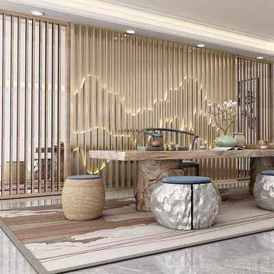 极速厂销不锈钢假山h隔断酒店售楼部别C佛背屏风区景墙墅山厂家金