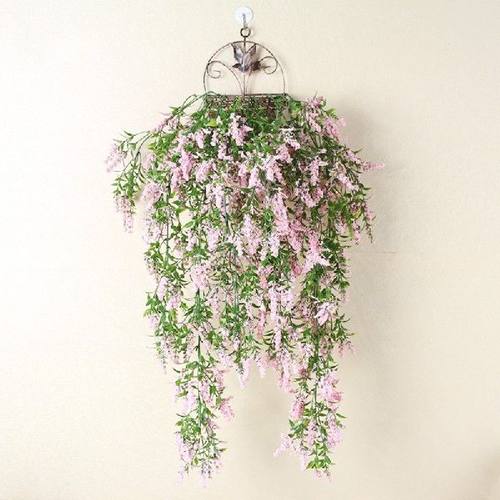 1 Pcs Beautiful Fashion Fake Plant Flowers Wall Artificial
