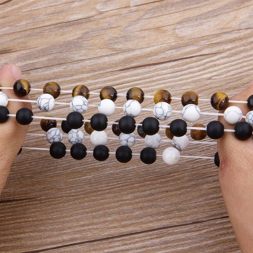 2Pcs/Set Couple Gifts Women Pulseira Masculina Men Handmade