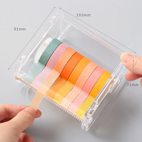 极速Washi Tape Dispenser Holder Cutter Office Supplies Desk