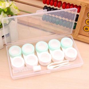 Pairs Contact Lens Case Eye Contact Lens Box Women Travel C