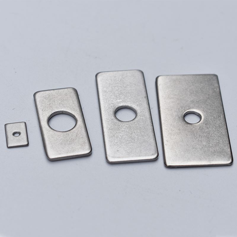 。不锈钢平垫圈华司垫片正方形长方形冲压片非标定制四方垫片