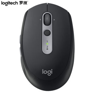 罗技(Logitech)M590静音滑鼠无线蓝牙双模2台设备秒切换办公鼠
