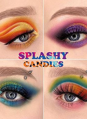 UCANBE 54 Colors Splashy Candies Eyeshadow Palette  Highly P