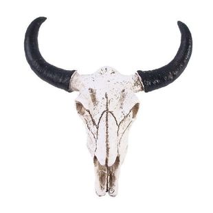 Resin Horn Skull Pendant Wall Decoration Living Room