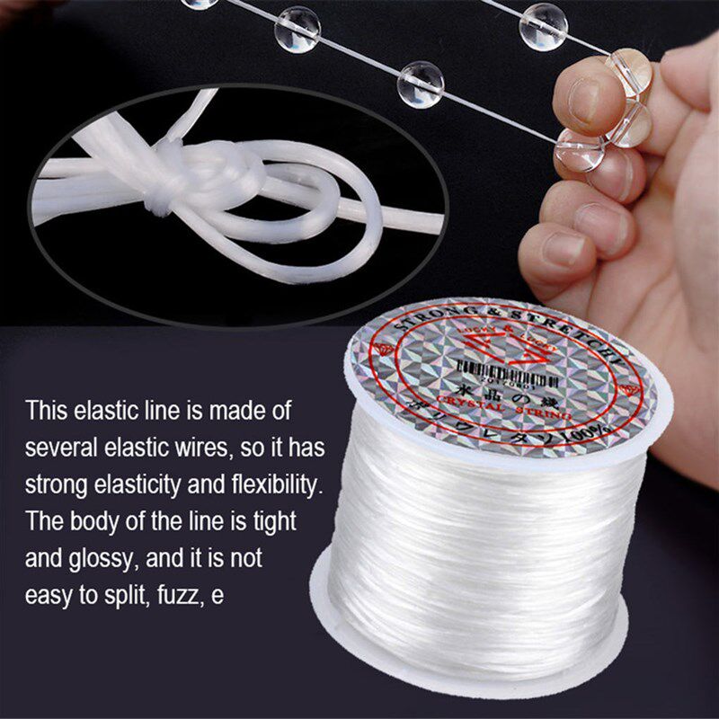 60m/roll Elastic Beading Thread Jewelry Making DIY Beading C