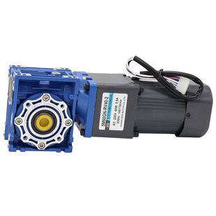 60W220V交流减速电机可调速正反转马达慢低速齿轮电动机大 极速