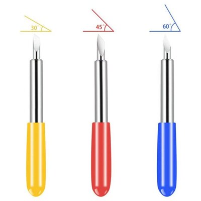 极速41 Pcs 30/45/ 60 Degree Vinyl Cutter Plotter Blades + Bl