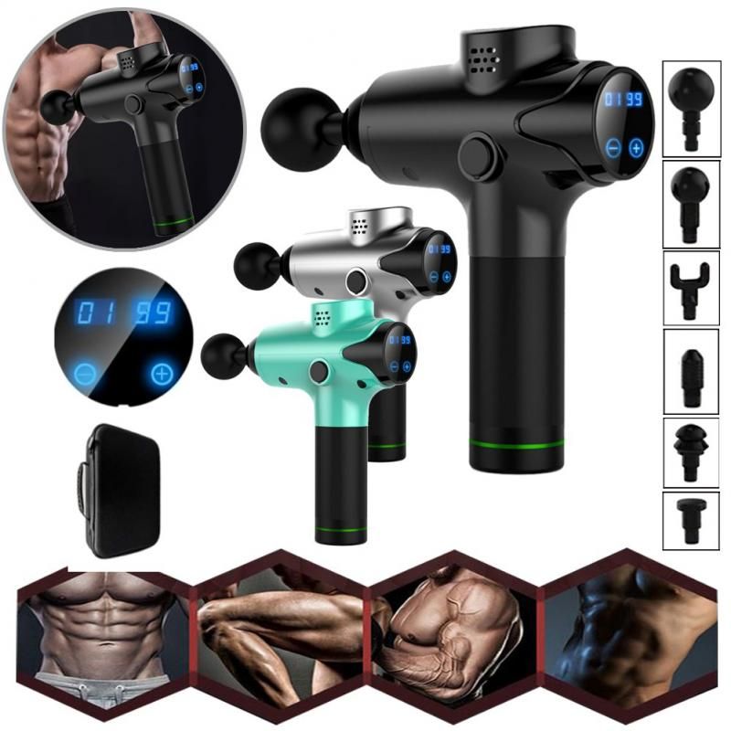 6Pcs Massage Head Fascia Gun Plug Head Fitness Health Care F