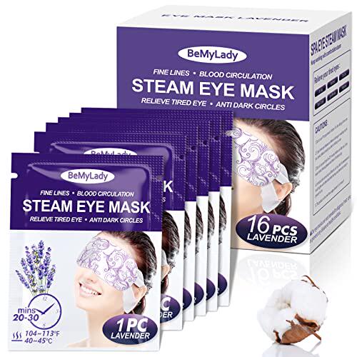 极速ZHENYEMEI Steam Eye Mask 16 Packs Self Heating Eye Masks