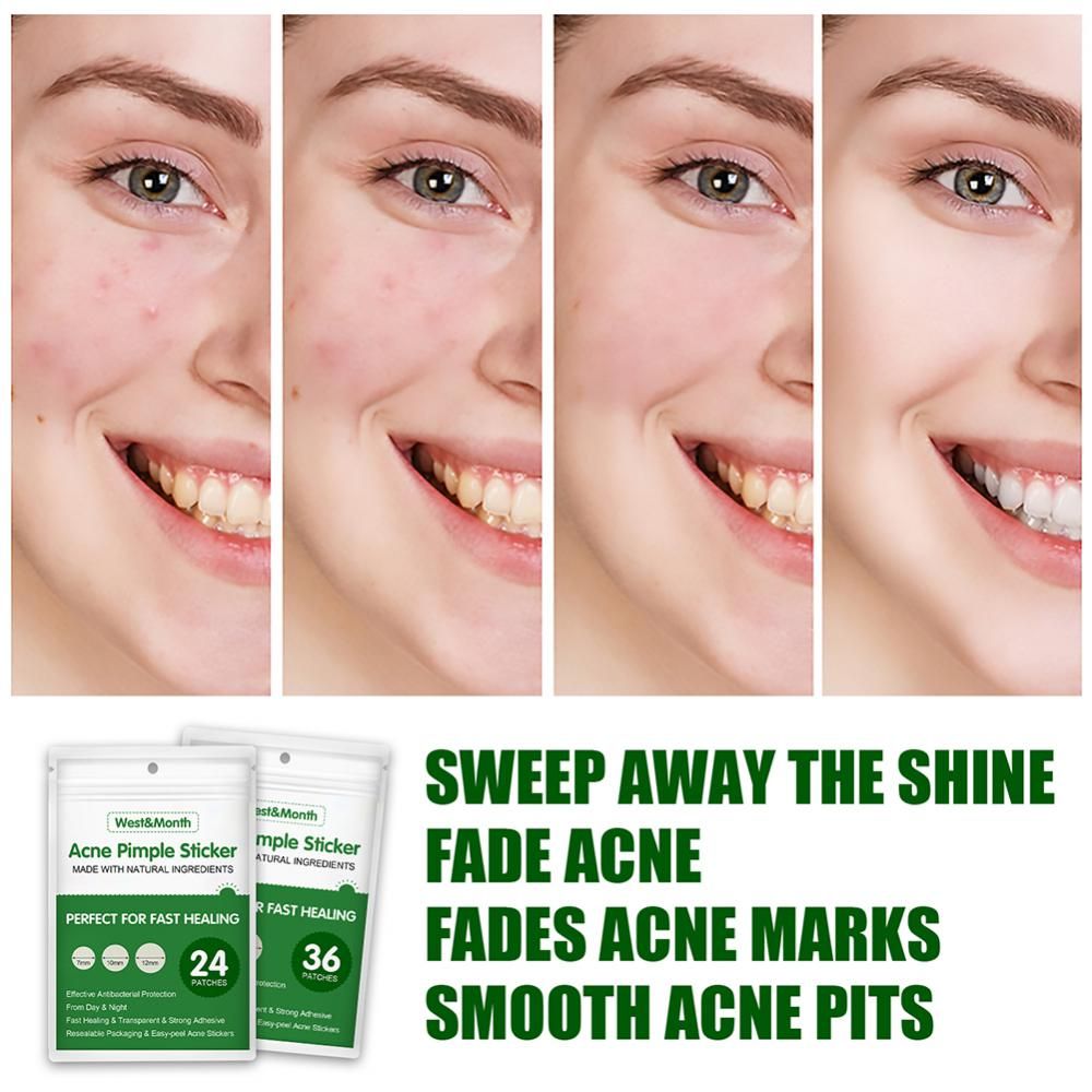 36Pcs Acne Pimple Patch Invisible Waterproof Absorb Pus Acne