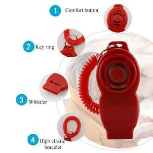 2 in 1 Animal Deterrent Whistle Bark Control Plastic