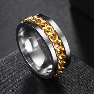 Rings Rotating 极速2pcs Spinner For Men Ring Fidgets Anxiety