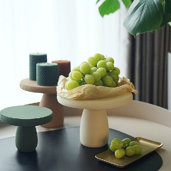 Morandi Color Cake Stands High Feet Cake Holder Stands for