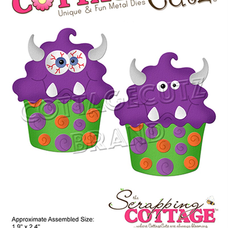 2022 New Metal Cutting Die Halloween Cupcake Zombie Ghost De