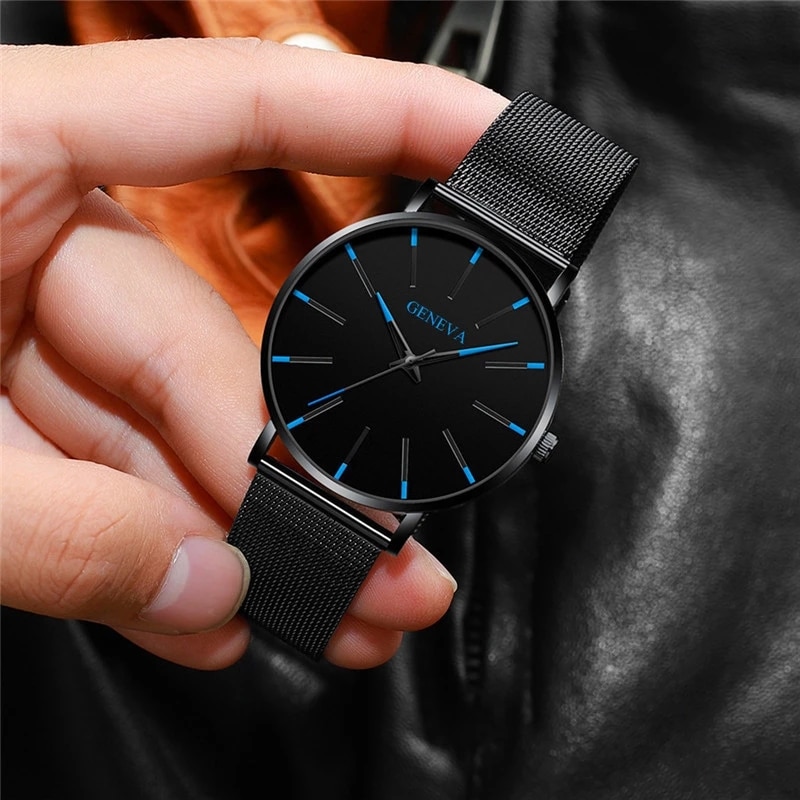 极速malist ens Fashion ltra hin Watches Simple en usiness St