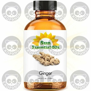 ounce Essential Oil Ginger Sun Organic Large