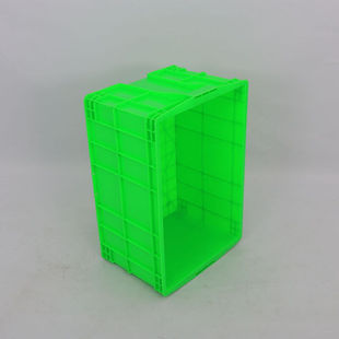 新品塑胶周转箱575-300蓝色塑料中转框不带盖理箱收购箱定制610*4