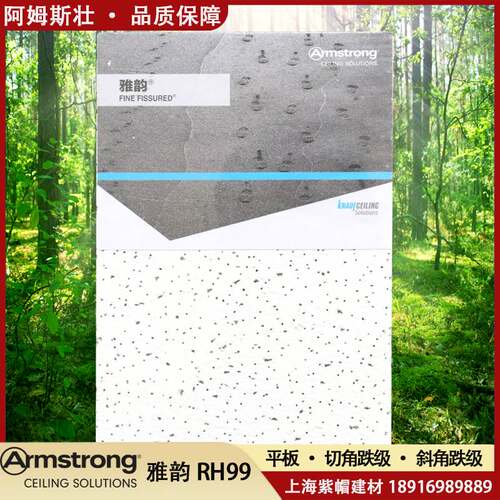 极速阿姆斯壮矿棉板雅韵600X1200吊顶吸音天花板3510公室装饰满天