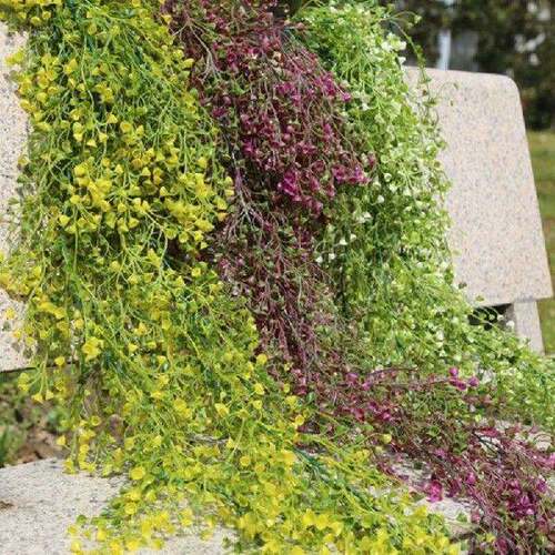极速New 80cm Artificial Flowers Vine Ivy Leaf Fake Plant